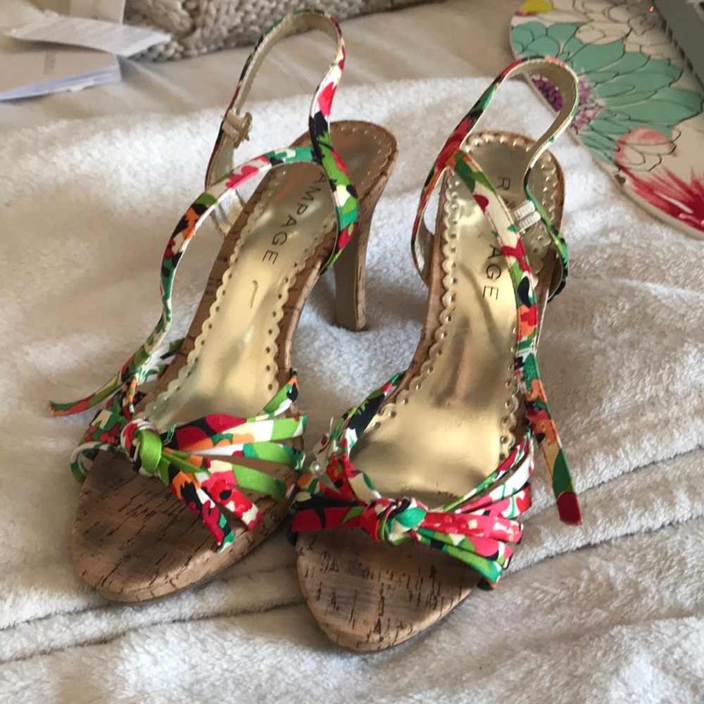 Rampage strappy heels